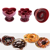 candy cake bread dessert bakery donut maker round heart flower cookies cutter pastry pudding cake decor diy mold mould tool