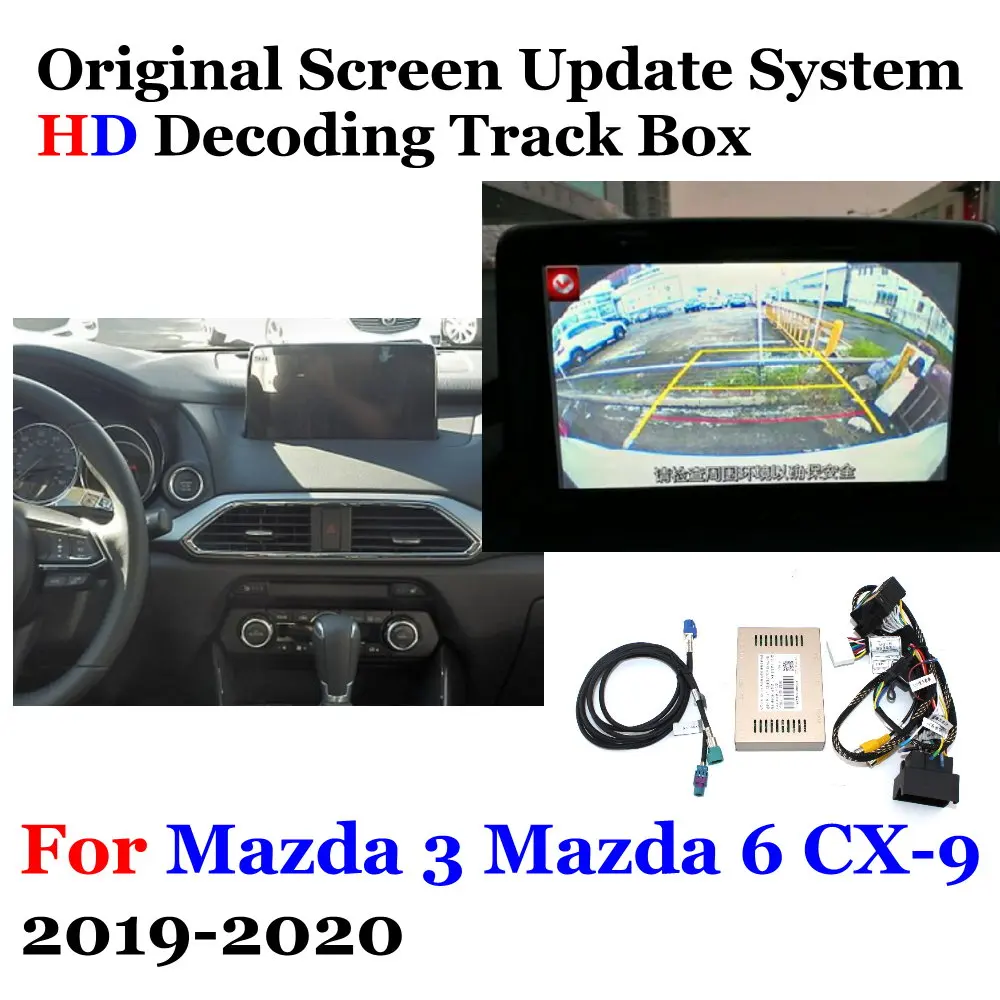 Автомобильная камера заднего вида для Mazda3 Mazda6 CX 9 2019 2020 2021 Оригинальный дисплей CAM