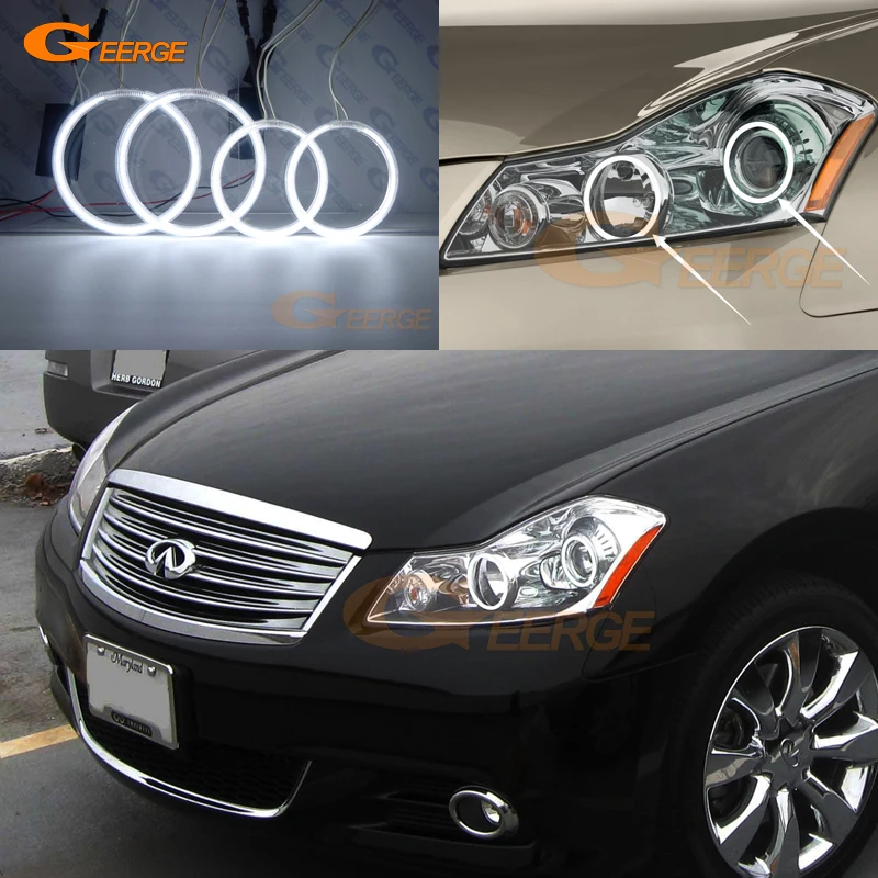 Для INFINITI M35 M45 2005 2010 ксеноновый светильник отличный ультра яркий CCFL ангельские
