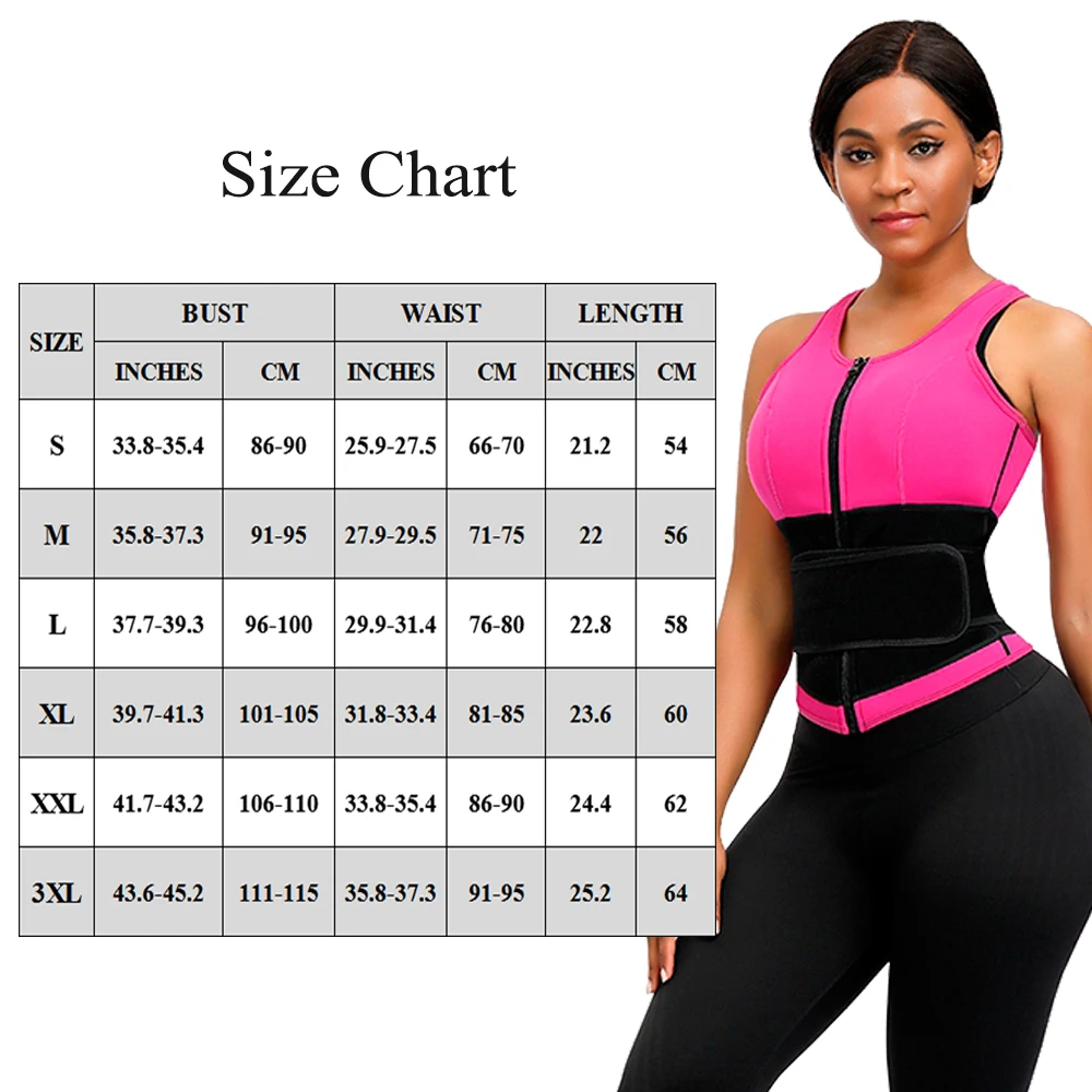 HEXIN размера плюс неопреновый корректирующий жилет для талии сауны фигуру