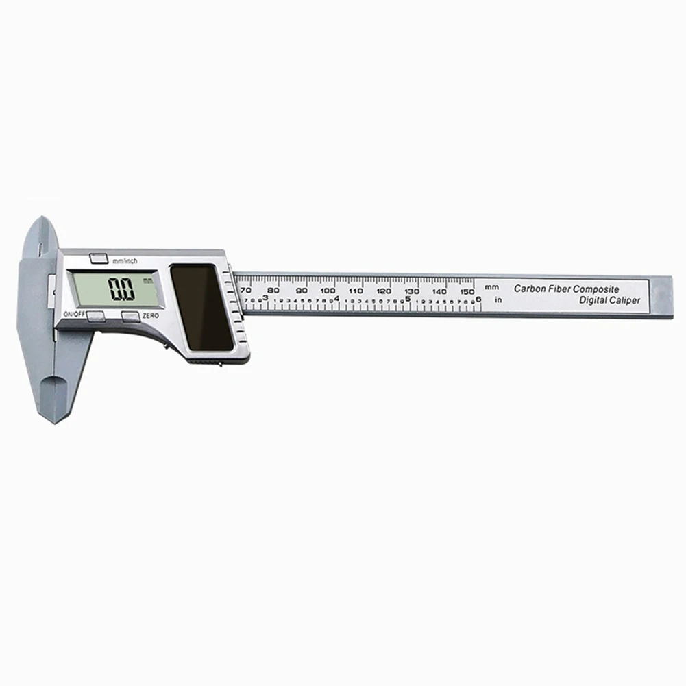 

Digital Display Portable Vernier Caliper Electronic Fine Tuning Function Solar Panel Accurate Metric Conversion Mini Gauge Tool