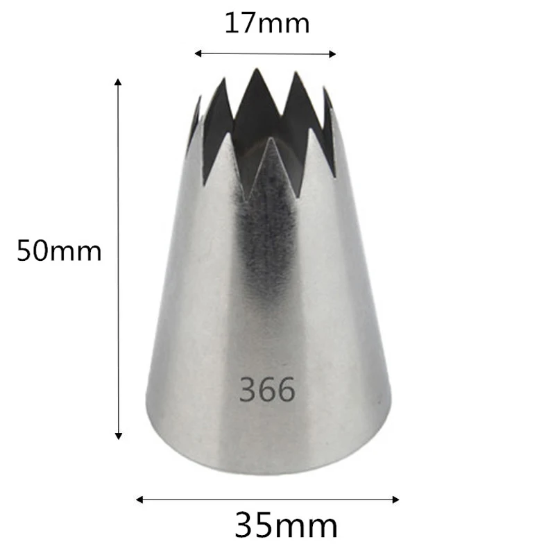 #366 Большая насадка для крема Кондитерские инструменты декорирования тортов