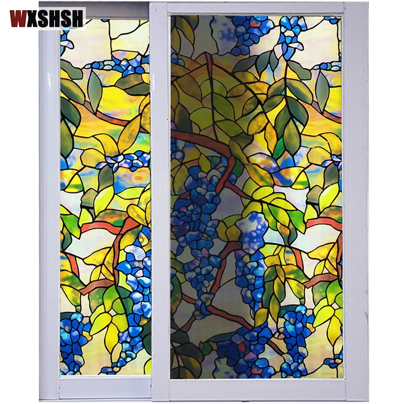 Наклейка для Витражного Стекла Антистатическая теплоизоляция защита от