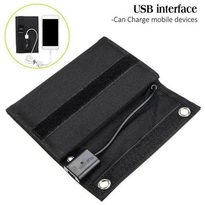 Складная солнечная панель портативная Водонепроницаемая USB на 5 В 70 Вт для отдыха