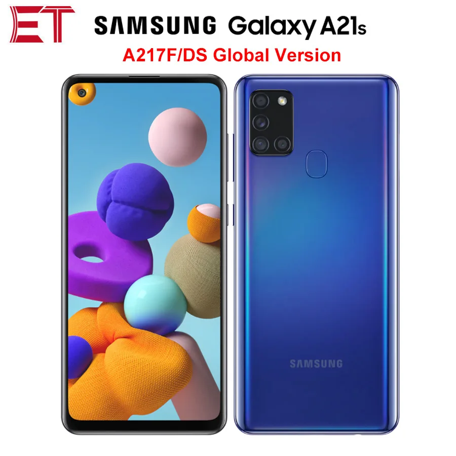 Samsung Galaxy A21s A217F/DS глобальная версия 4G мобильный телефон 4 Гб 64 Восьмиядерный 6 5