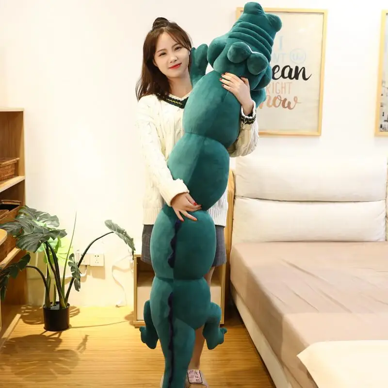 Мягкая плюшевая игрушка Аллигатор Имитация крокодиловой куклы кавайная