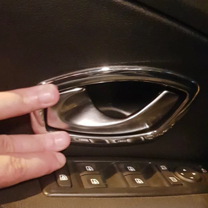 4 шт. хромированные накладки на внутреннюю дверь автомобиля для Renault Clio IV 2013