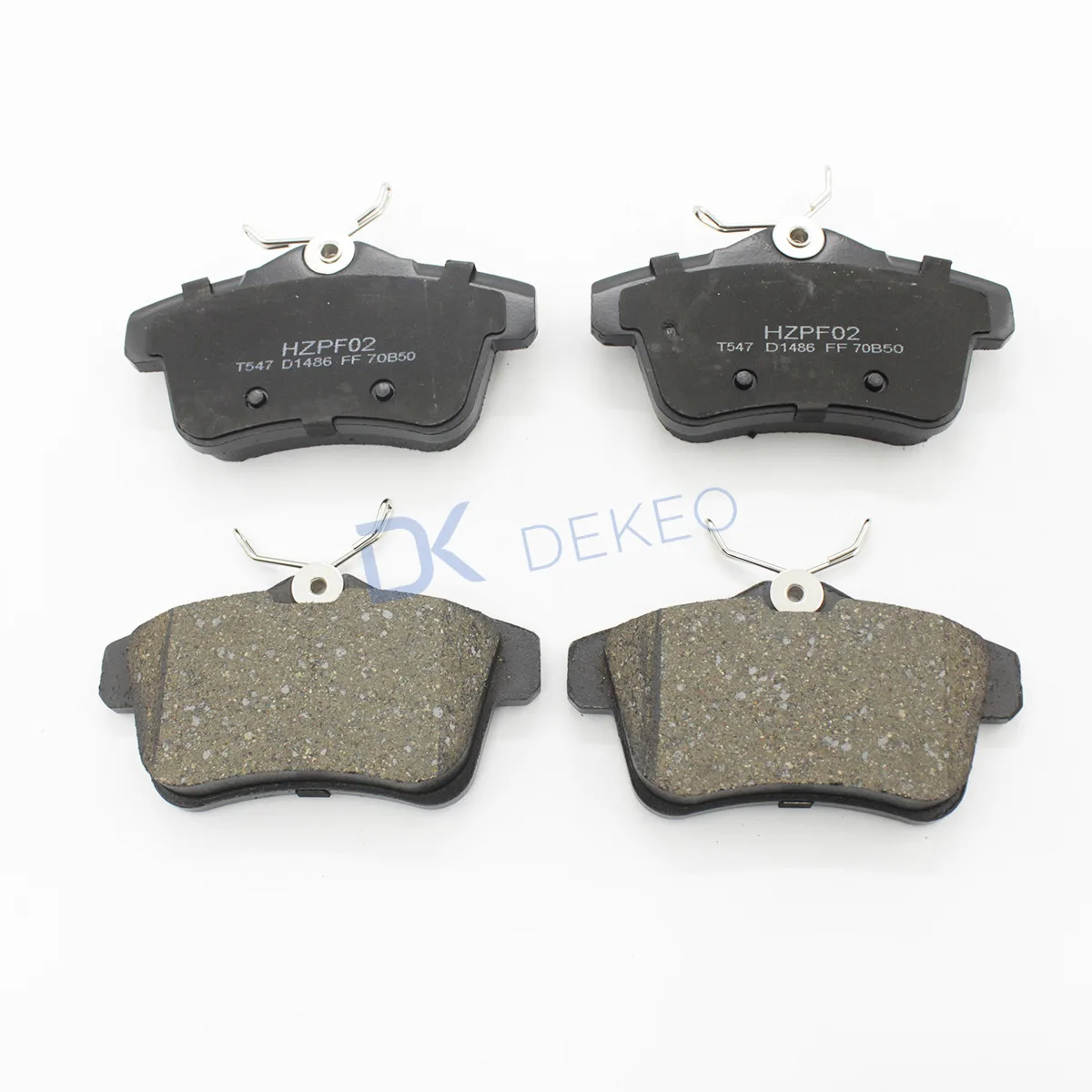

DEKEO Car Brake Pads Rear For DS 3 Convertible 4 4S 5 6 Peugeot 3008 1st 308 CC RCZ Citroen C3 425223 1001096 71773148 4PCS