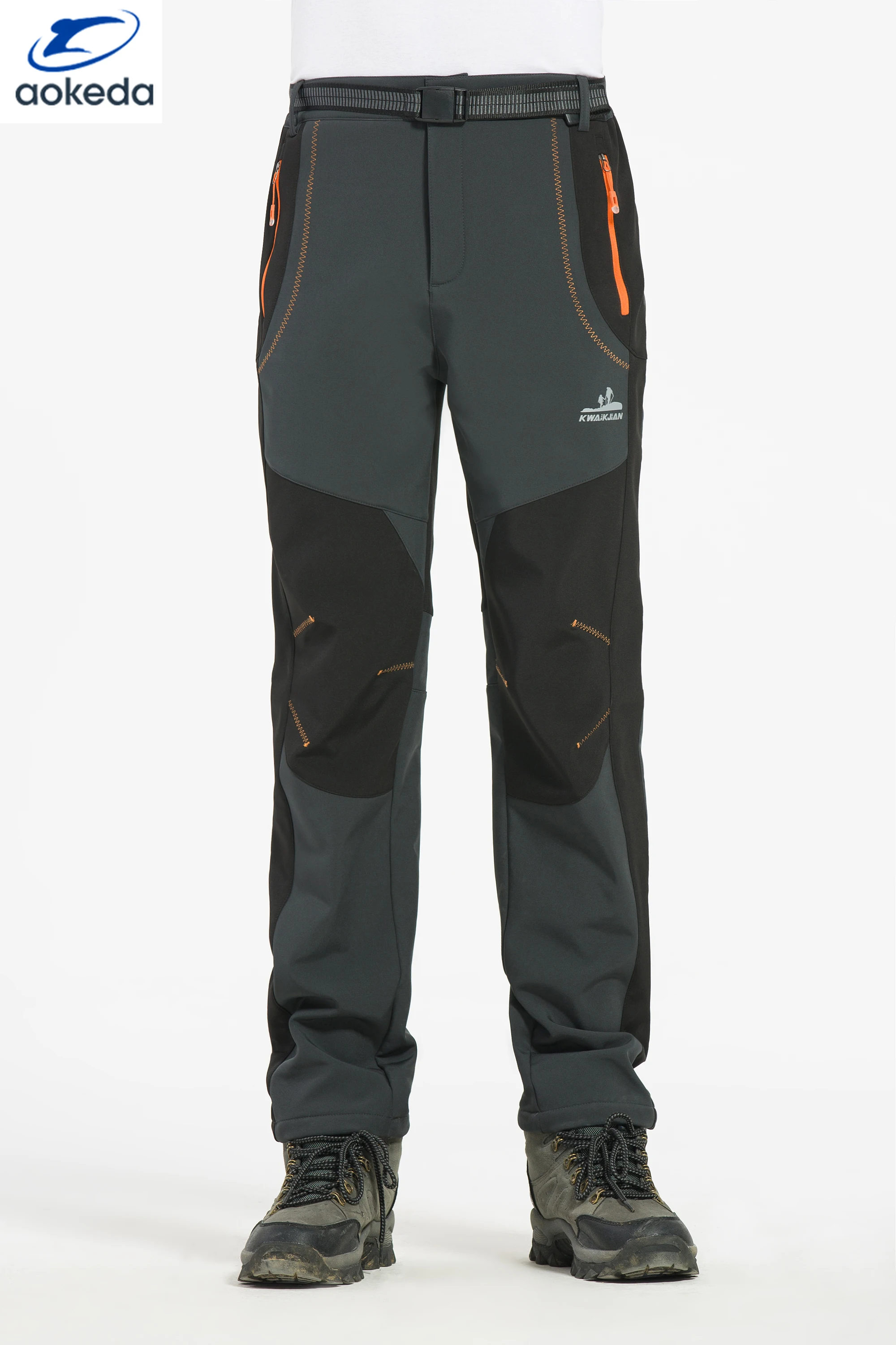 Парные уличные кашемировые брюки водонепроницаемые дышащие теплые