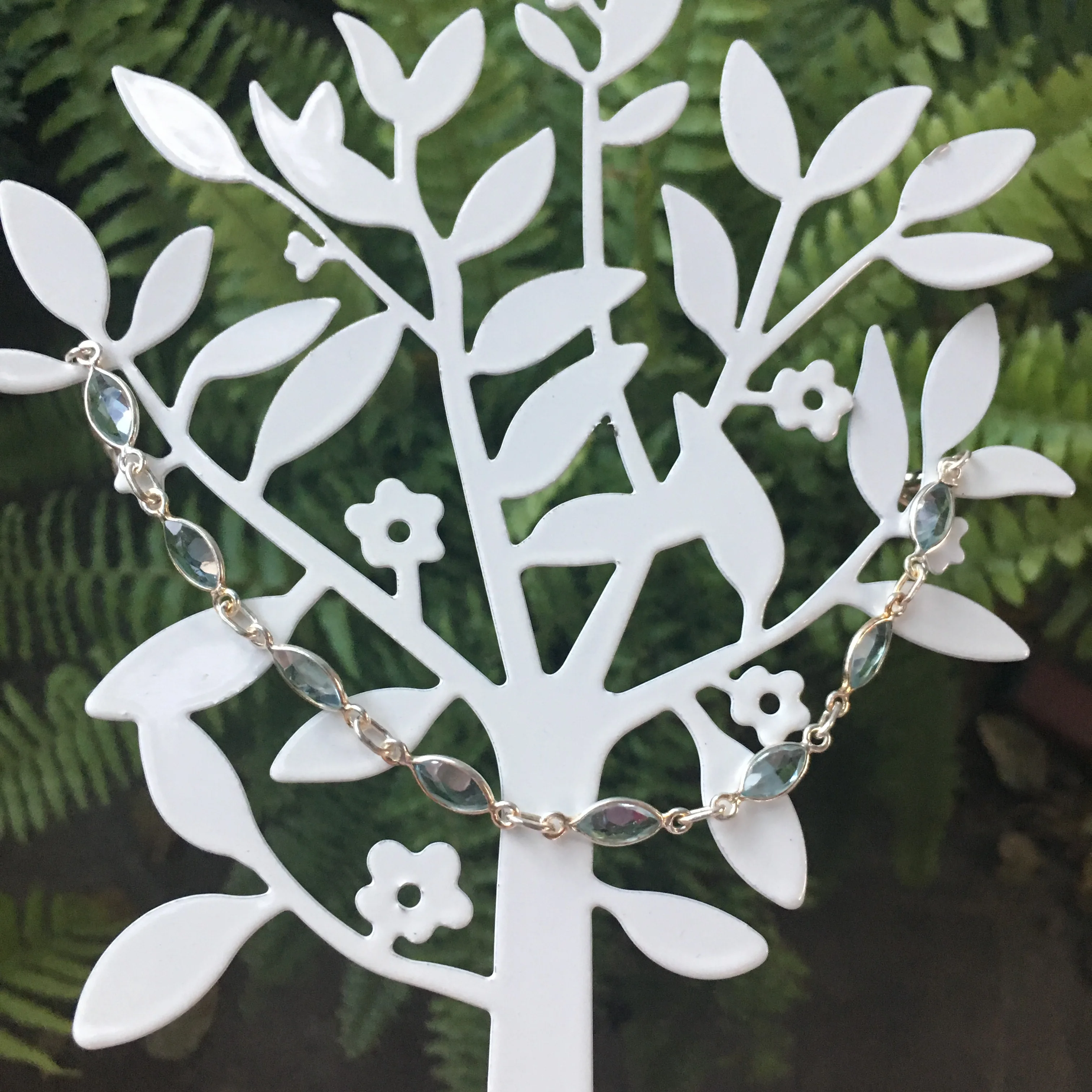 Chanti международных фантазийный крой голубой топаз потрясающий браслет 20 1 см 6