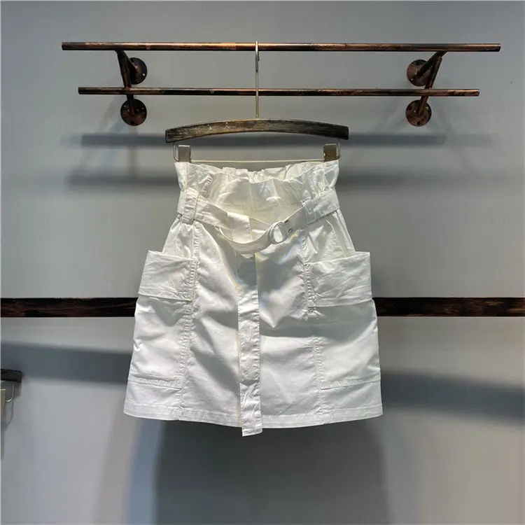 

New high waisted and thin elastic skirt with elastic waist and short hips