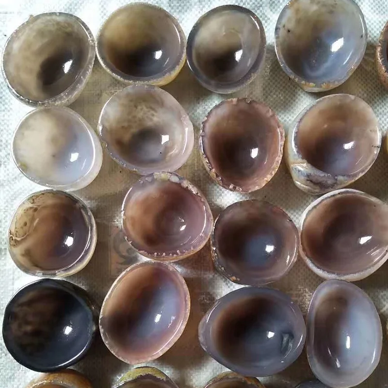 Красивая Агатовая чаша пепельница Хрустальная для дома из искусственного агата