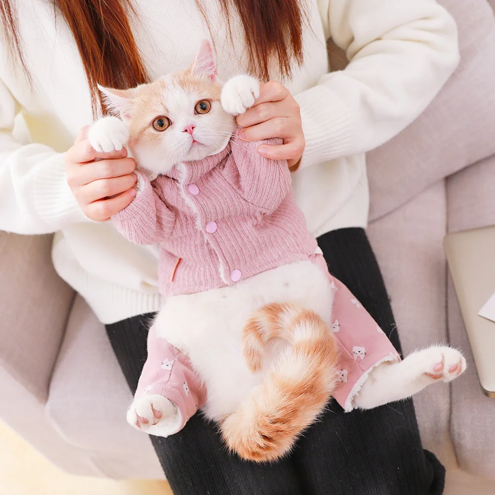 Осенне-зимнее теплое пальто для домашних животных чихуахуа бульдога | Дом и сад