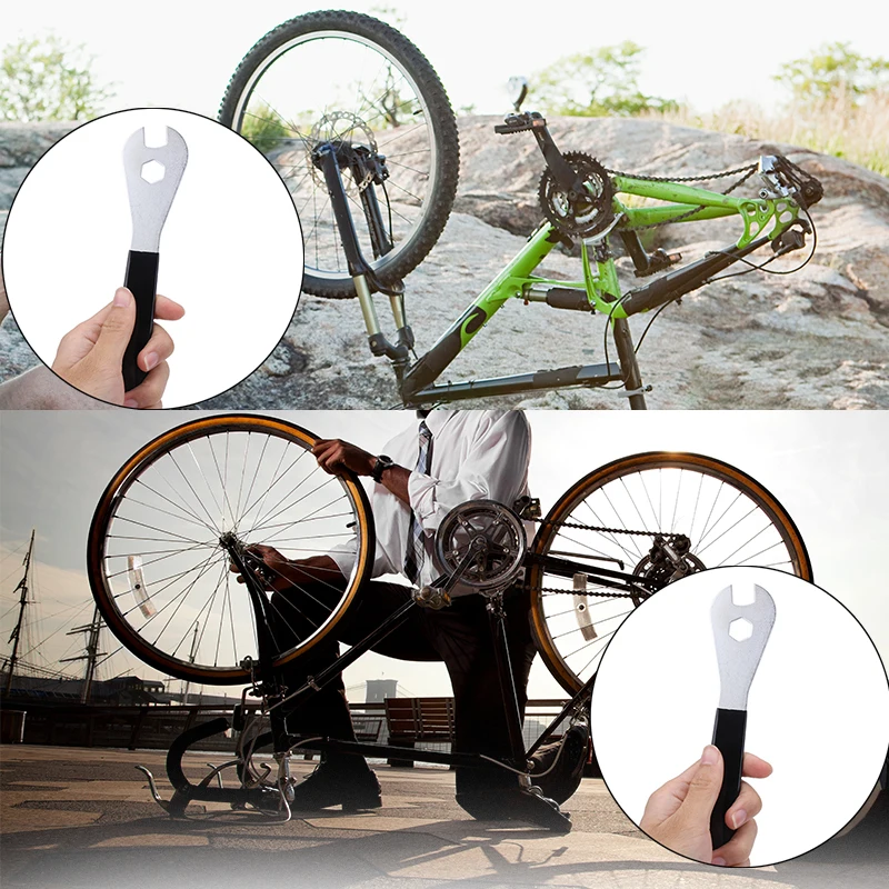 

Mountain Bicycle Pedal Key Wrench Stainless Steel Repair Tool for Cycling Bike Wrench Repair Accesories Pedal Spanner