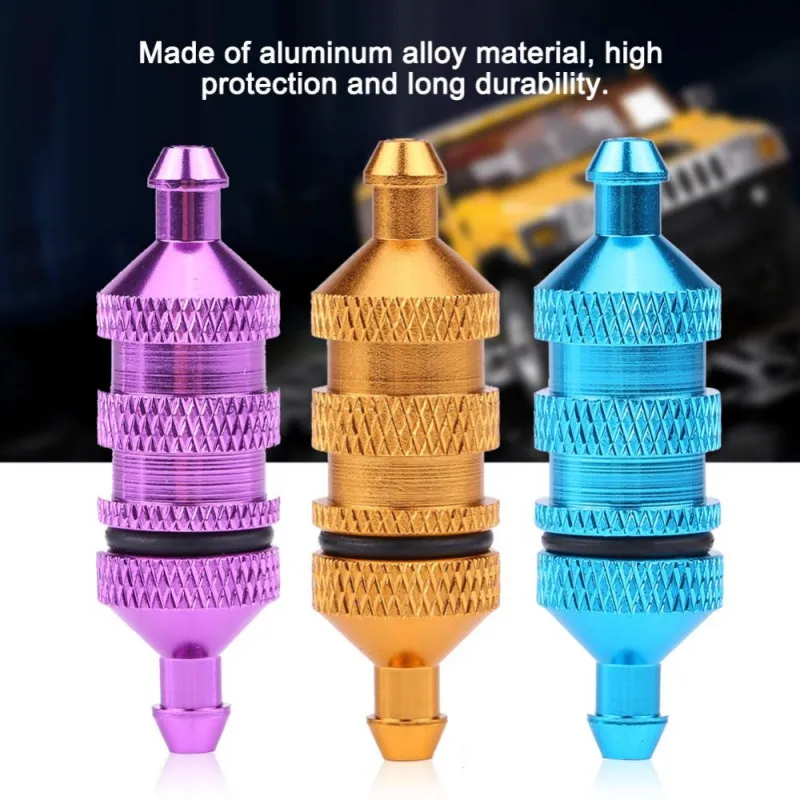 2pcs Aluminum Oil Nitro Fuel Filter Alloy For 1/8 1/10 Scale RC Model Car Upgrade Parts & Accs Toys | Игрушки и хобби