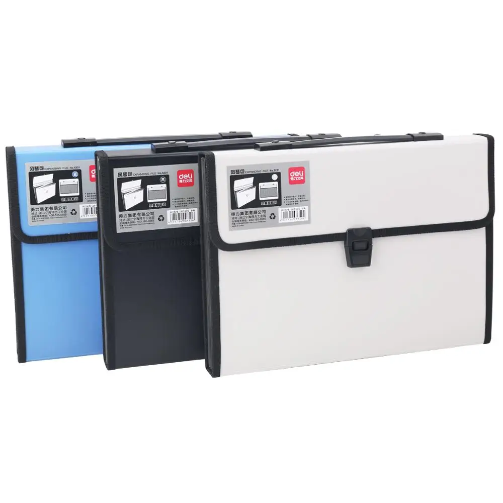 

Deli 5231, receipts, filing kits, examination papers, folders, office supplies, multi-column sorting, filing, accordion bag