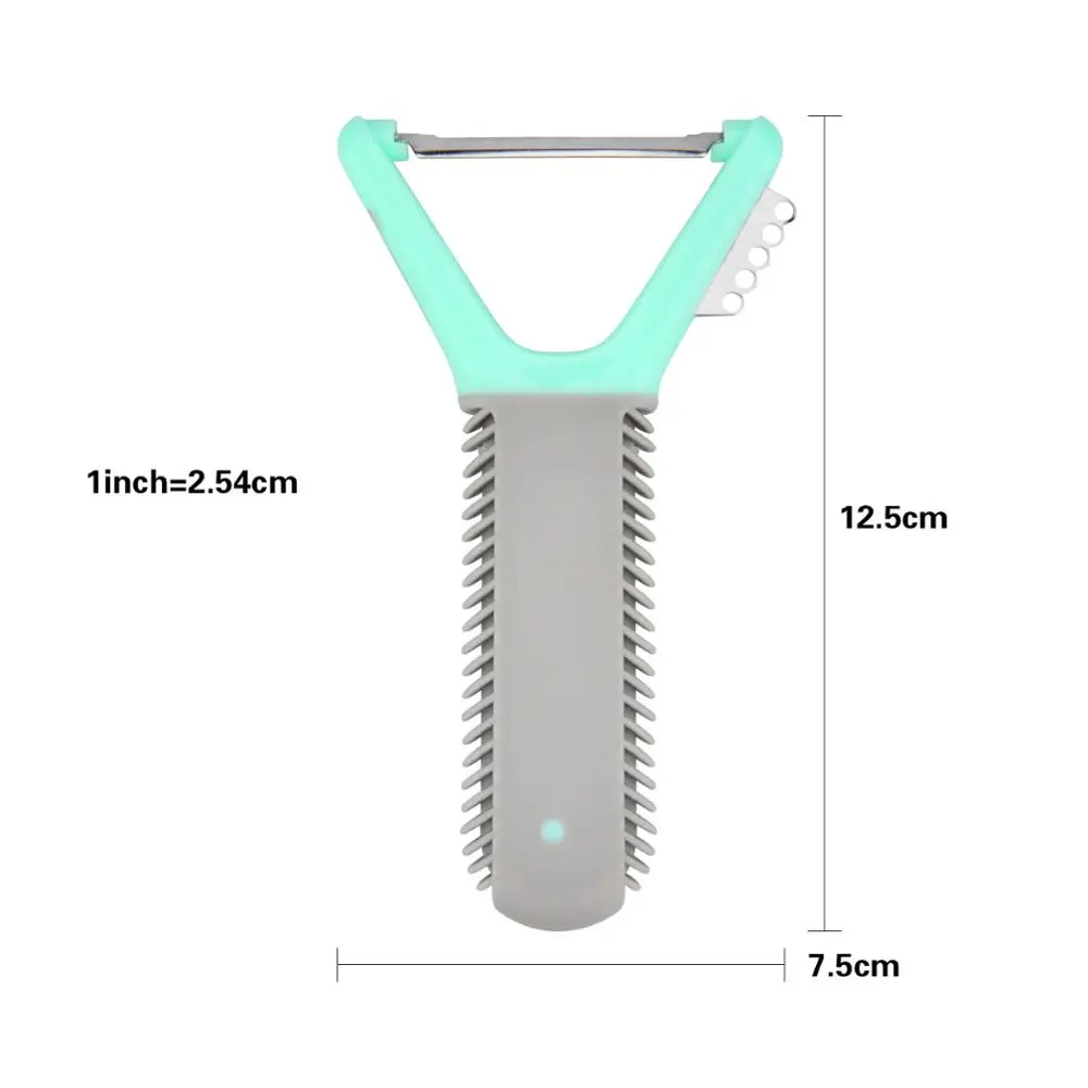 Овощечистка из нержавеющей стали Fissman кухонная терка для резки овощей картофеля