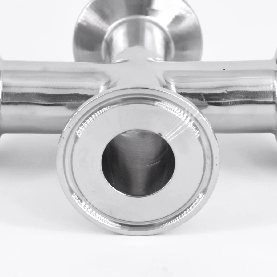 3/4 &quot19 мм Труба OD x 1 5&quot Tri Clamp Cross 4 пути сплиттер SUS 304 нержавеющая санитарная