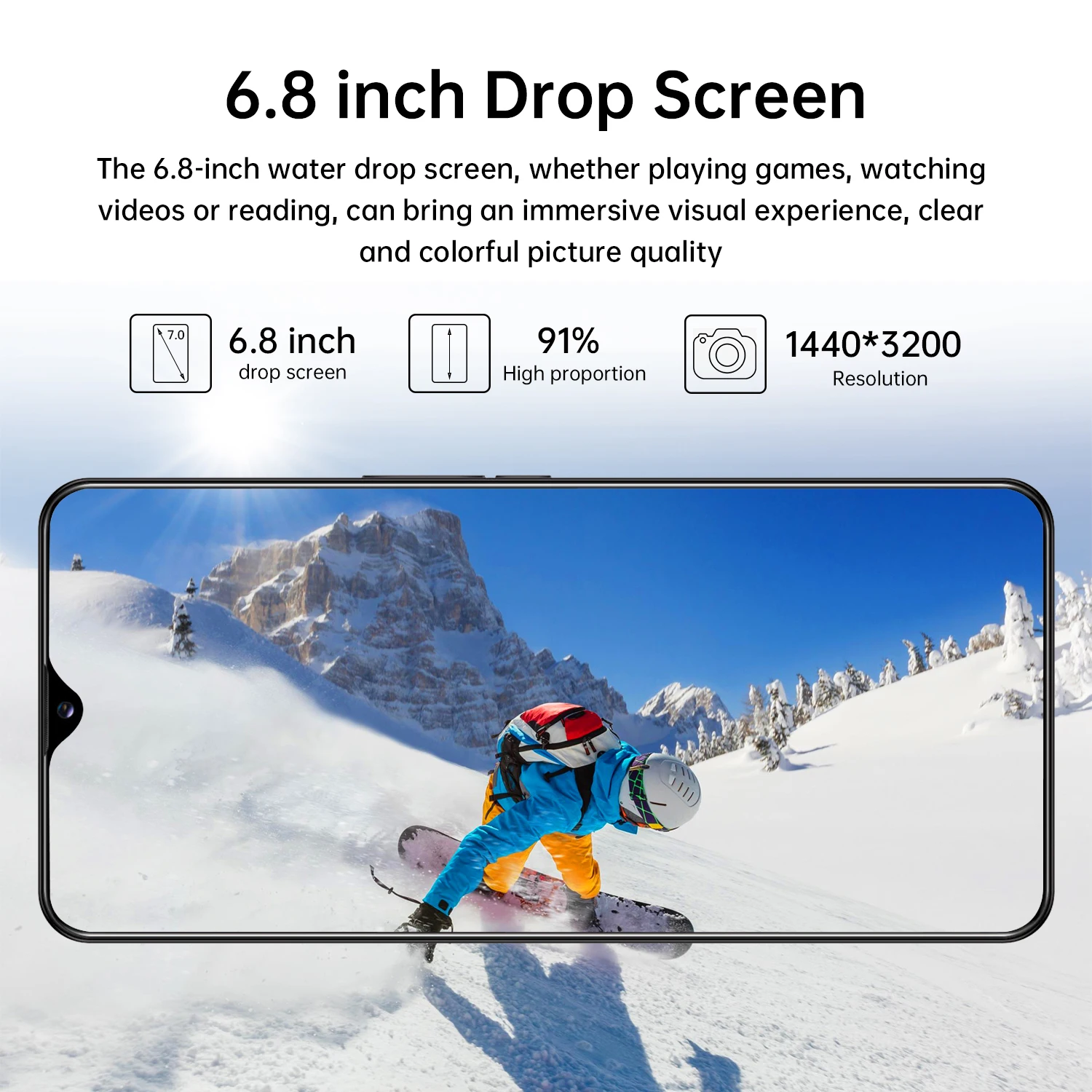 

2021 Global Version S21 Ultra Cellphone 6.8inch HD+Water Drop Screen 12G 512G Mobile Phone 4G/5G Internet Smartphones