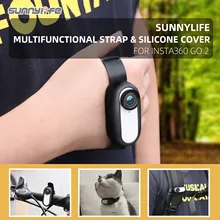 Camera Strap Silicone Protective Cover Wristband Palm Backpack Stripe Bicycle Strap Cat Collar For Insta360 GO 2 Accessories