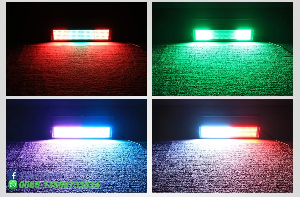 Новинка 308 шт. светодиодный RGB 3 в 1 сценический стробоскоп-светильник DMX512 1-25 Гц стробоскопический DJ диско-светильник вечерние KTV бар стробоскоп сценический эффект светильник ing