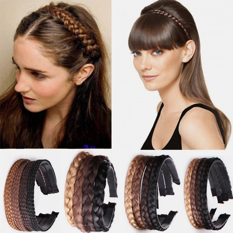 

Fashion Women Twist Hairbands Adjustable Head Band Bezel Headwear Toothed Non-slip Headbands Girls Braid Hair Accessories