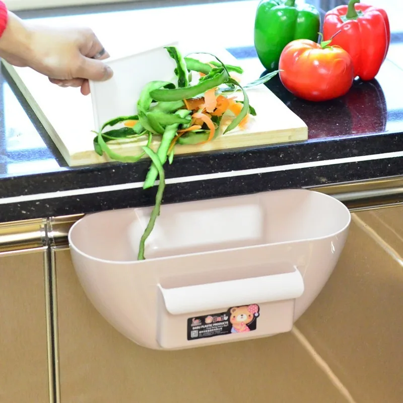 Креативное кухонное ведро для хранения подвесная дверь шкафа пластиковая