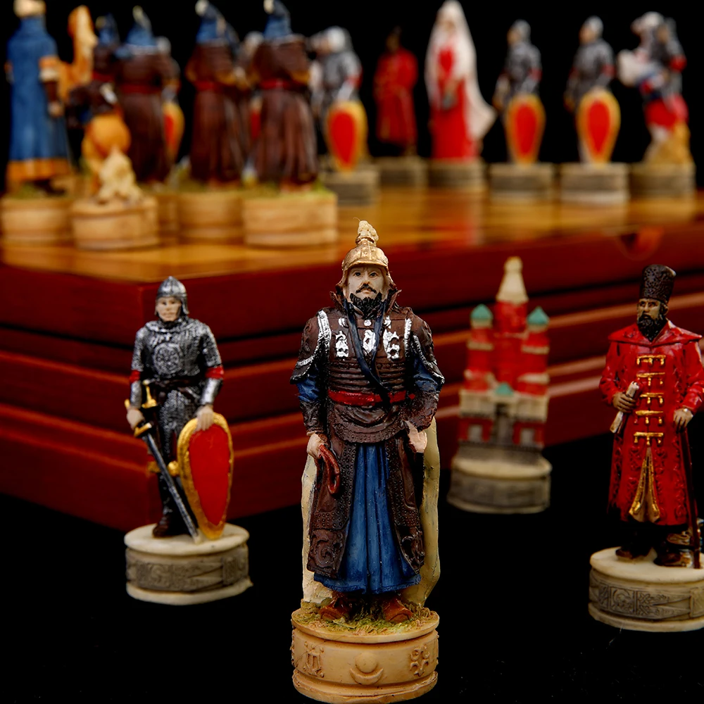 Персонажи войны Россия против Монголии война Резина шахматы тема настольная
