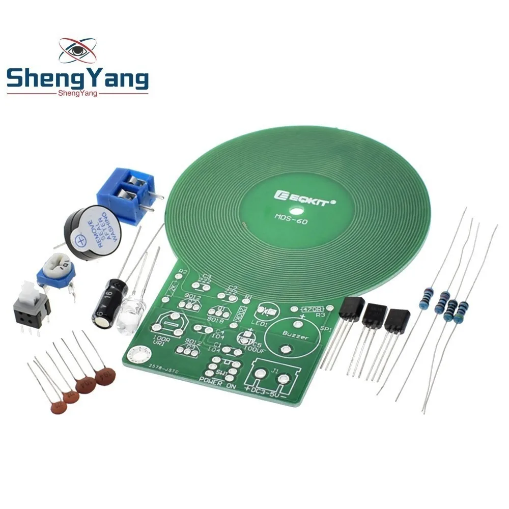 DIY Kit детектор металла Комплект Электронный комплект DC 3 V-5 V 60 мм Бесконтактный Сенсор модуль DIY электронные детали детектор металла