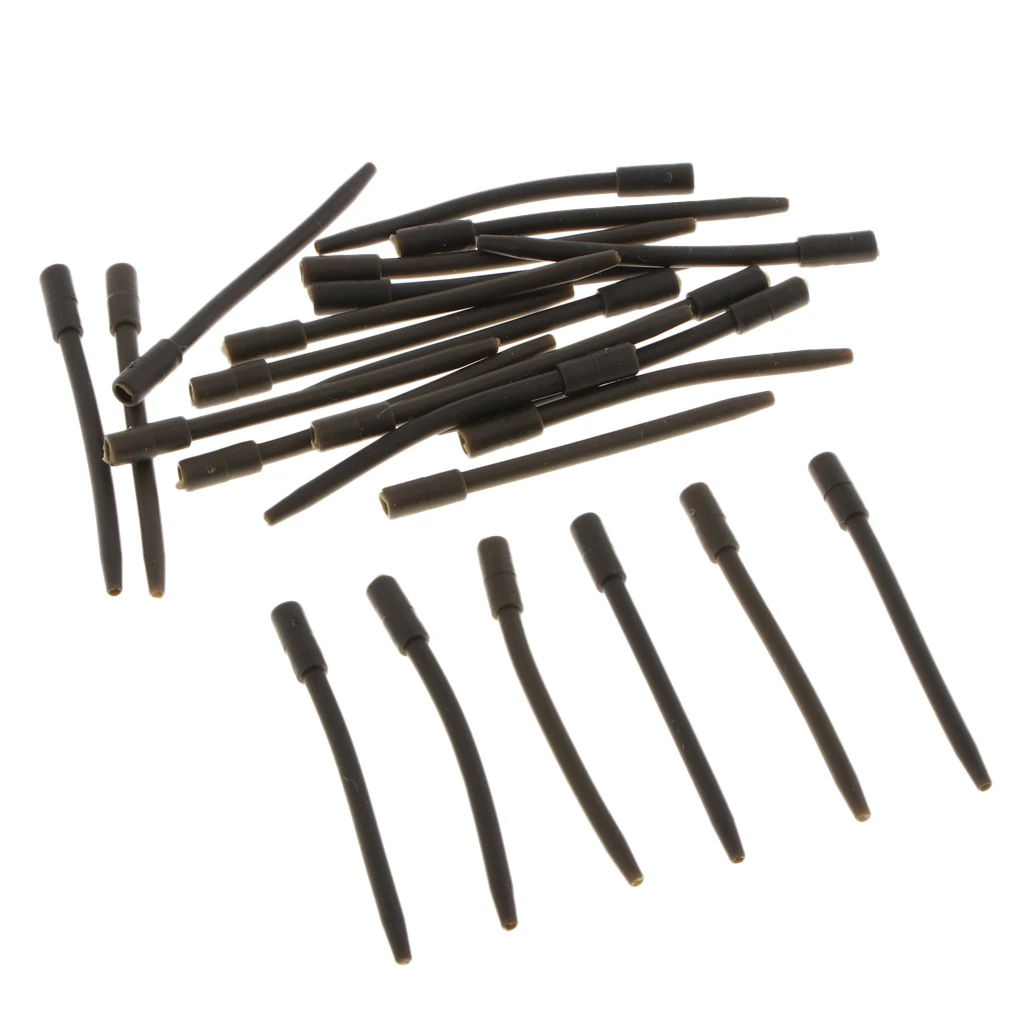 25 шт. мягкие встроенные свинцовые вставки защитные рукава антиchod Rig вертлюги