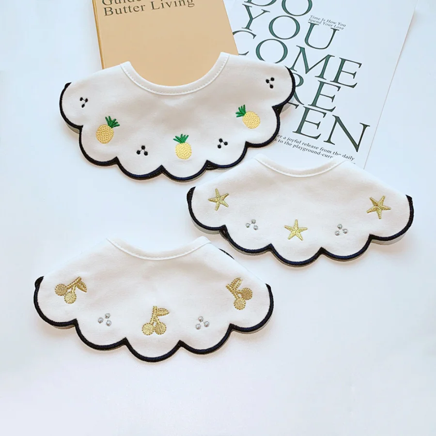 

New Arrival Burp Cloths Cute Muslin Bib Baby Accessories Newborn Bibs Burp Cloths Cotton Infant Scarf Feeding Bib Babero Algodon