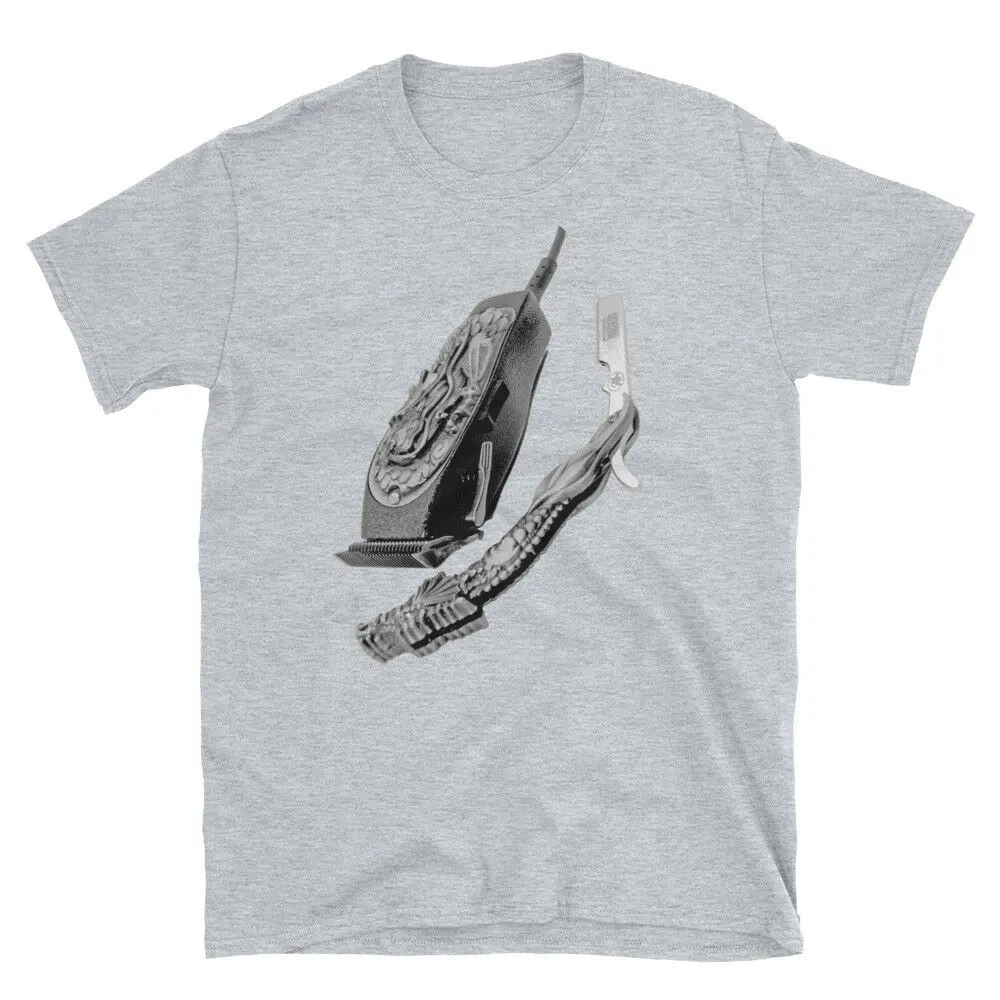 2020 стилист Парикмахерская унисекс футболка Летняя короткая Мужская хлопковая