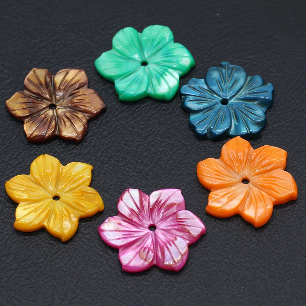 

Wholesale30PCS Natural Freshwater Shells Color Flower Shape Beads MakingDIY Necklace Bracelet Jewelry Gift Mother-of-Pearl Shell