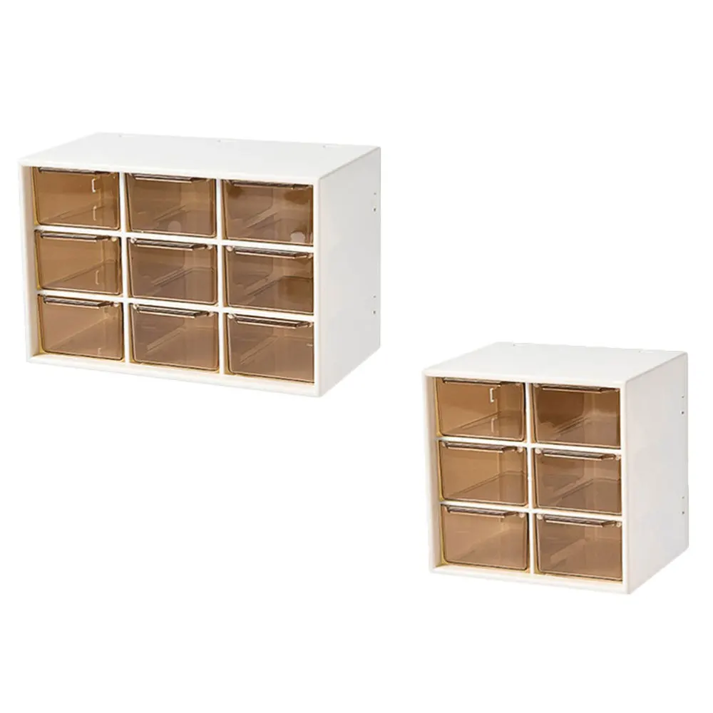 

2Pcs Desktop Storage Box Storage Case Storage Box Sundry Holder Home Storage Box for Decor Home Storage