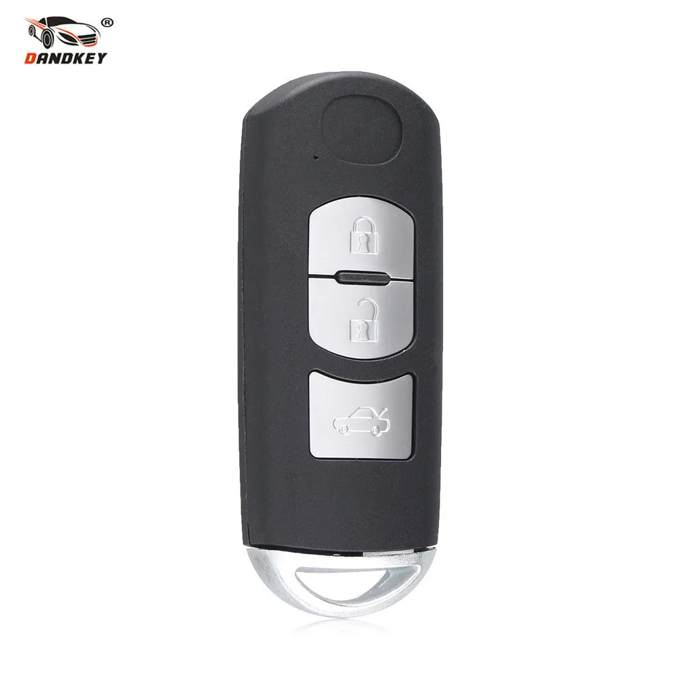 Дистанционный смарт ключ Dandkey чехол для автомобильного брелка Mazda 3 6 CX 5 Axela Atenza с