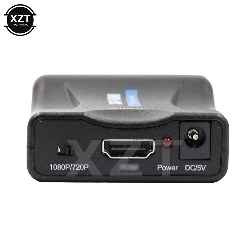 Преобразователь 1080P SCART в HDMI-совместимый преобразователь сигнала Видео Аудио