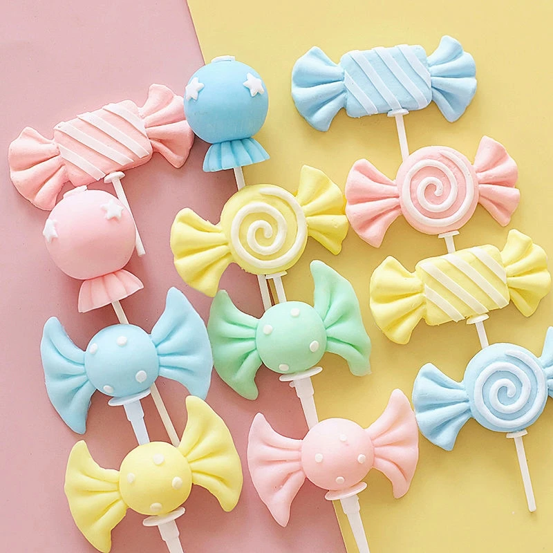 Красочные искусственные конфеты аксессуары для вечерние Украшение