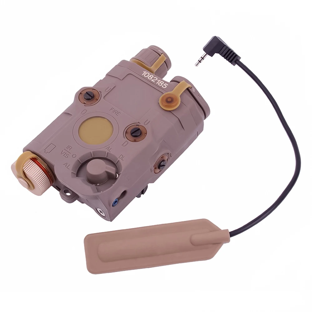 

TBFMA AN/PEQ-15 Red Dot Laser Gun Light 3 Modes White LED Flashlight and IR Lens for 20mm Rail Tactical Hunting Shooting Device