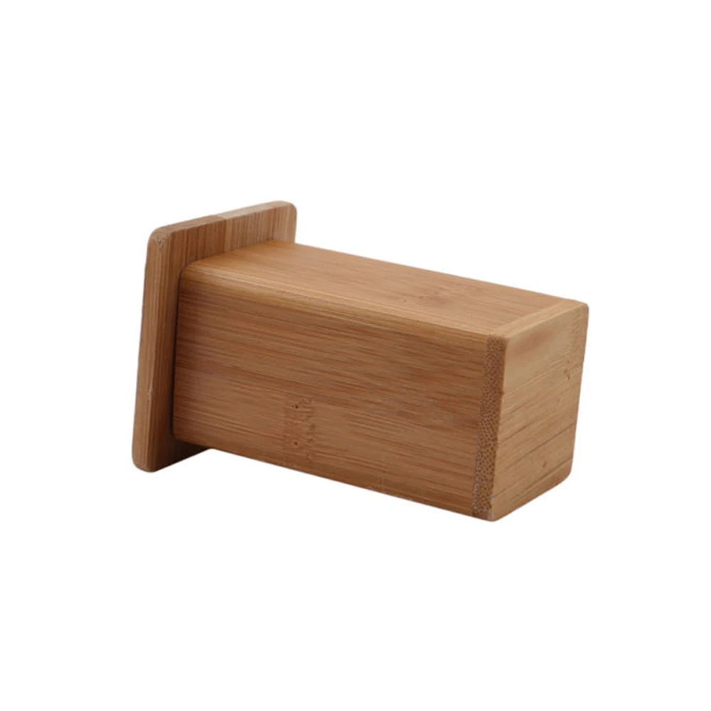 Новинка 3 3*1 4 дюймов бамбуковая коробка для зубочисток с квадратной