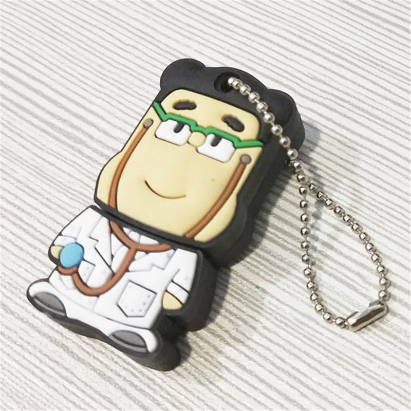 Мультяшная карта памяти доктора флешка милый usb флеш накопитель 4 ГБ 8 16 32 64 128 U
