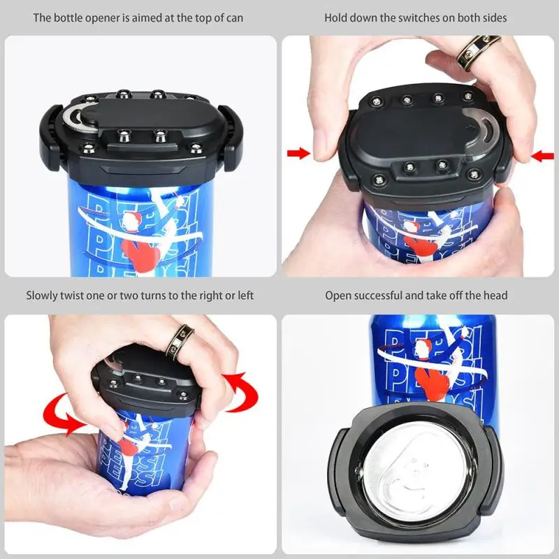 Ручной консервный нож с регулируемой безопасной крышкой многофункциональный