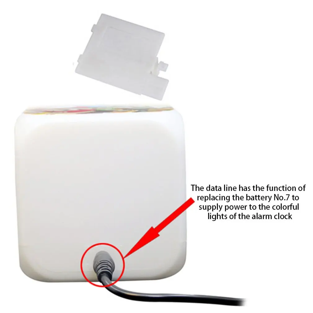 Будильник со светодиодной подсветкой в виде единорога многофункциональные