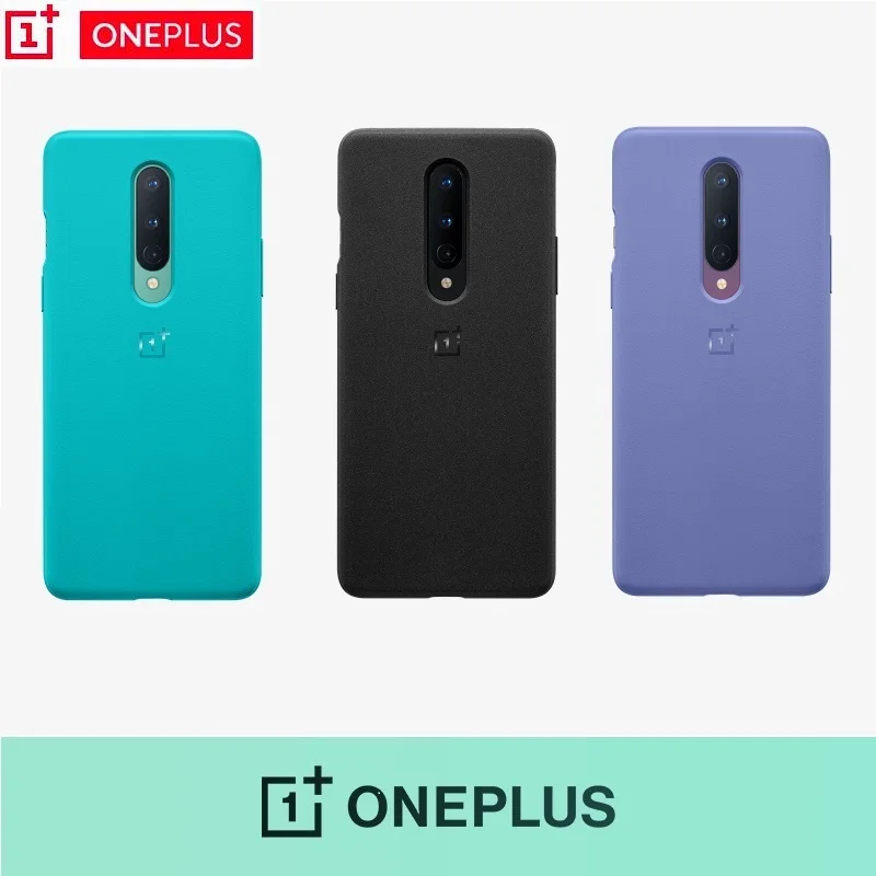 100% Оригинальный чехол Oneplus 8 Официальный защитный нейлоновый бампер с песочным