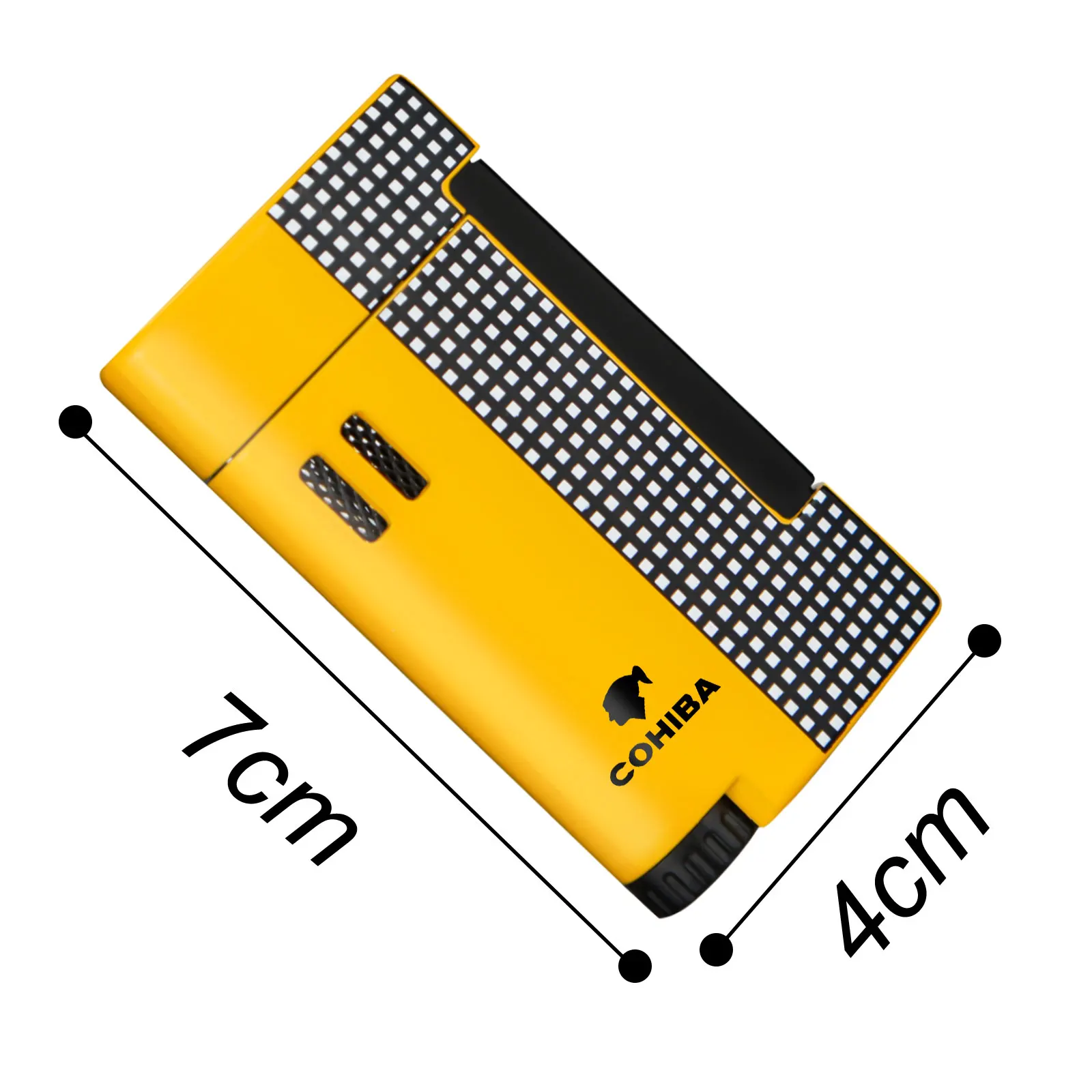 Зажигалка для сигар и резак COHIBA комбинированная ветрозащитная зафонарь Галка