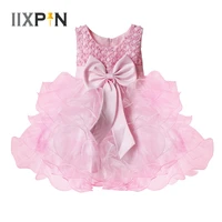 3m 4t toddler kids baby girl tutu dress elegant baby flower girl dresses for wedding party pageant communion princess dress