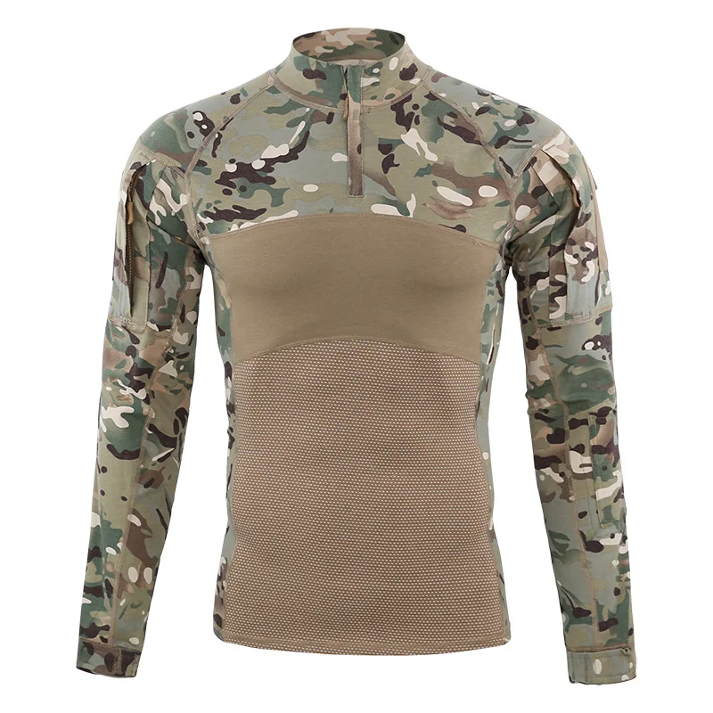 

Men Tactical T-Shirt Military Clothing Spring Autumn Thermal Breathable Army Costume Quality Combat Shirt Long Sleeve Tops