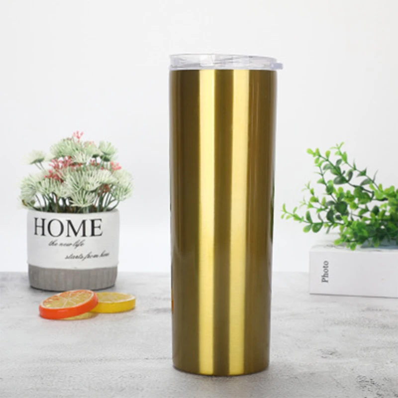 20oz Insulated Tumbler with Straw Personalized Skinny Double Wall Stainless Steel Engraved Cup Bridal Party Wedding Gift | Дом и сад