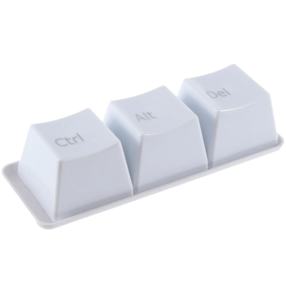 3 Stks/комплект модный Ctrl Alt Del Keyboard Key кофейная чайная чашка клавиатура дизайн