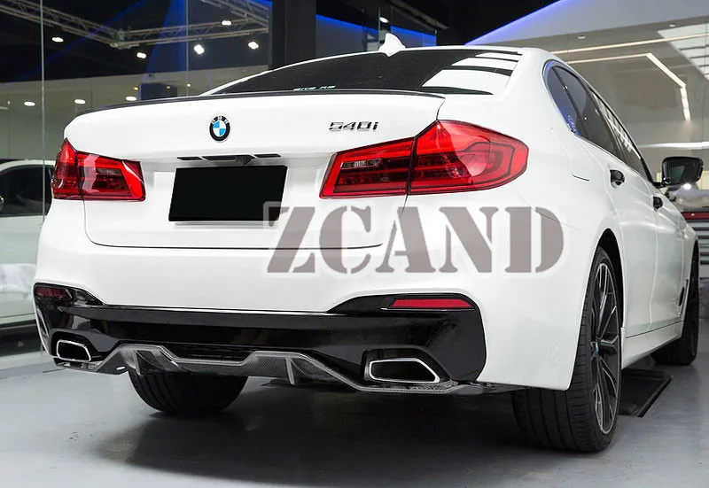1 пара диффузор для заднего бампера BMW G30 G31 G32 5 Series M sport 2017up|Обвесы| |