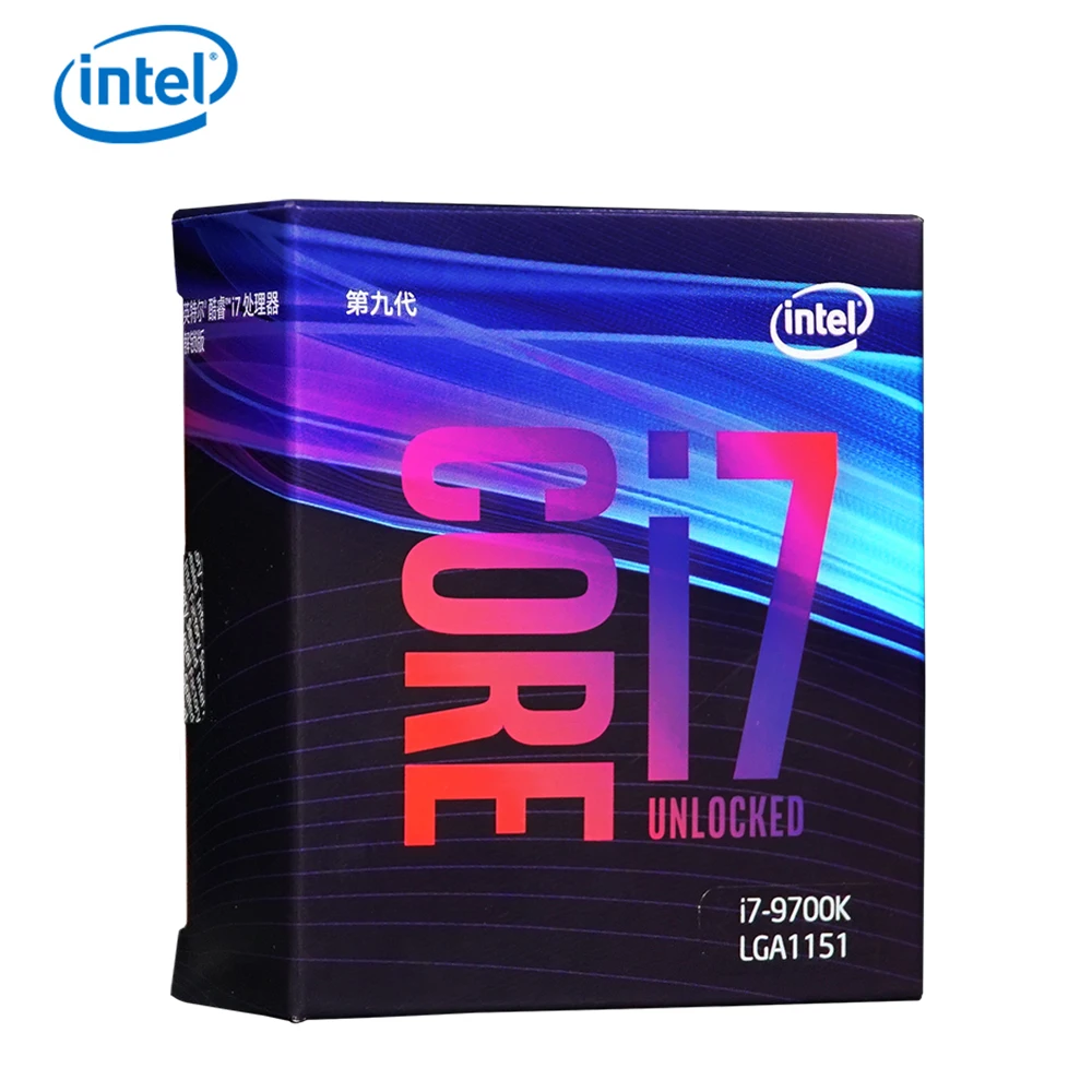 Оригинальный процессор Intel Core i7 9700K для настольных ПК 8 ядер до 3 6 ГГц Turbo